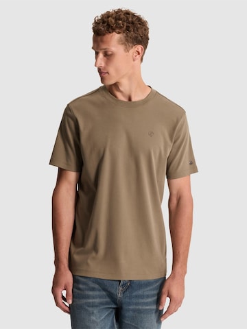 CAST IRON - Camiseta 'Regular fit T-shirt in interlock' en marrón: frente