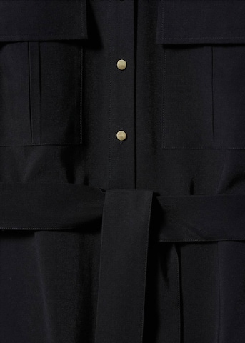 MANGO Shirt Dress 'Jalisco' in Black