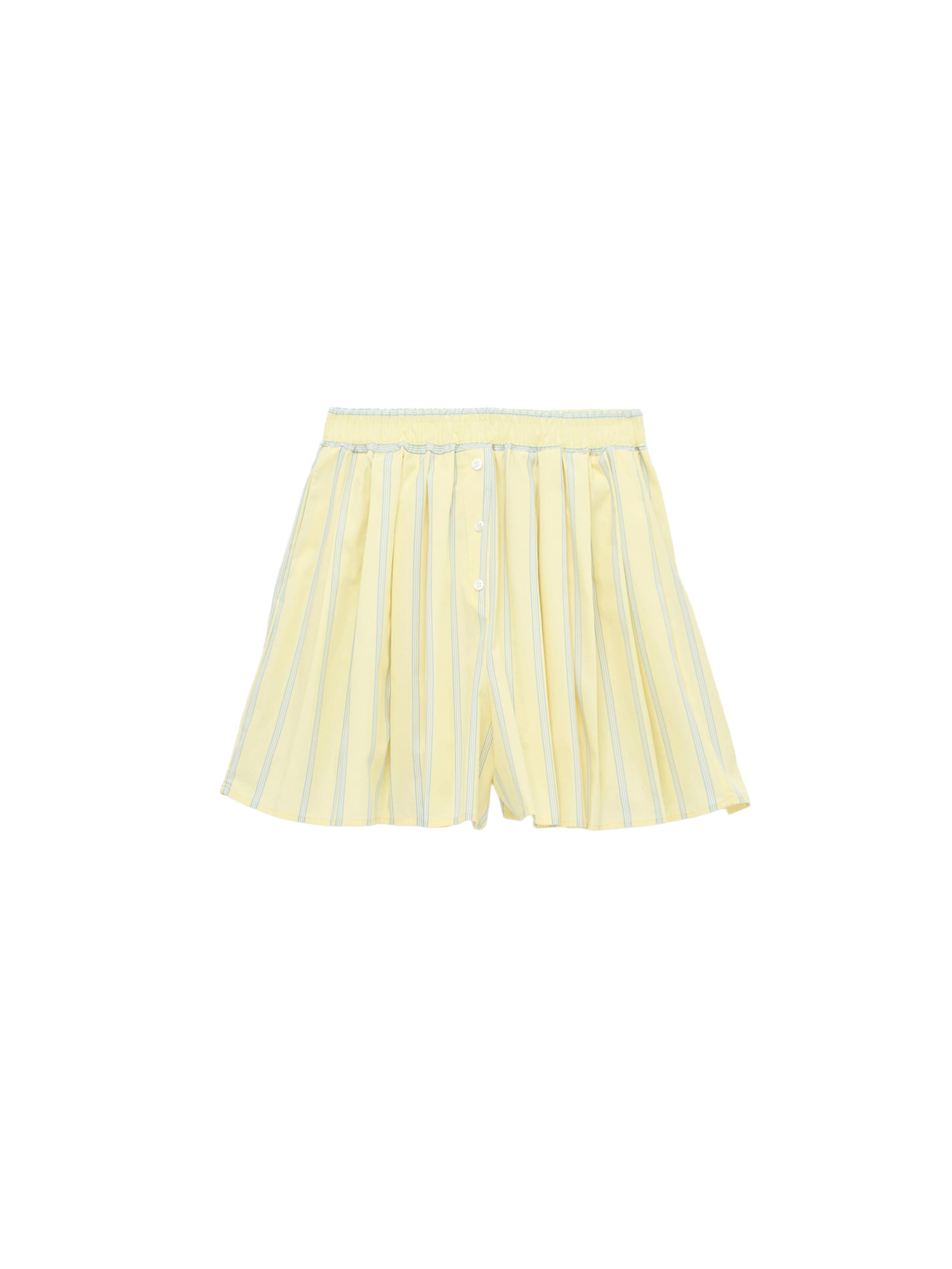 Koton Pleat-Front Pants in 34/Regular in Blue / Yellow, Item view