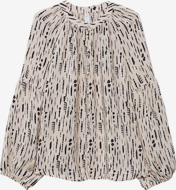 MANGO Bluse 'Molly' in Beige: predná strana