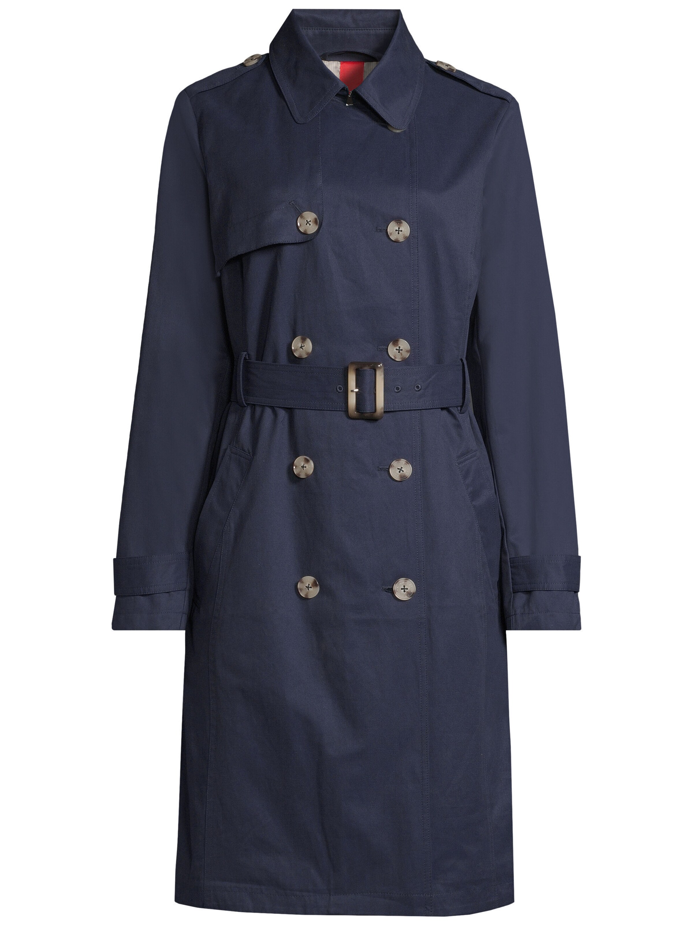 New View Between-Seasons Coat in Blue: front