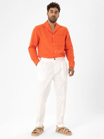Regular fit Camicia di Dandalo in arancione