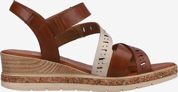 REMONTE Strap Sandals in Brown