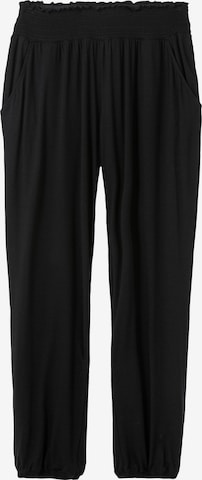 SHEEGO Tapered Trousers in Black: front