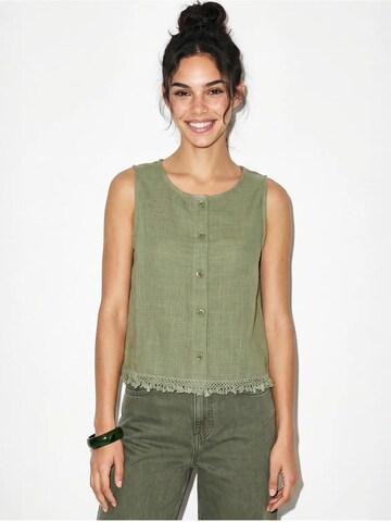 Bianco Lucci - Blusa em verde: frente
