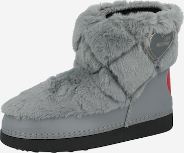 Love Moschino Snowboots i grå: forside