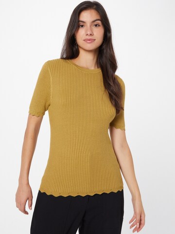 VILA Sweter 'GABBI' w kolorze żółty: przód