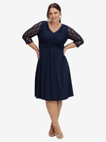 Robe de cocktail SHEEGO en bleu