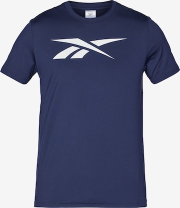 mėlyna Reebok Sportiniai marškinėliai 'Jimmy Vector': priekis