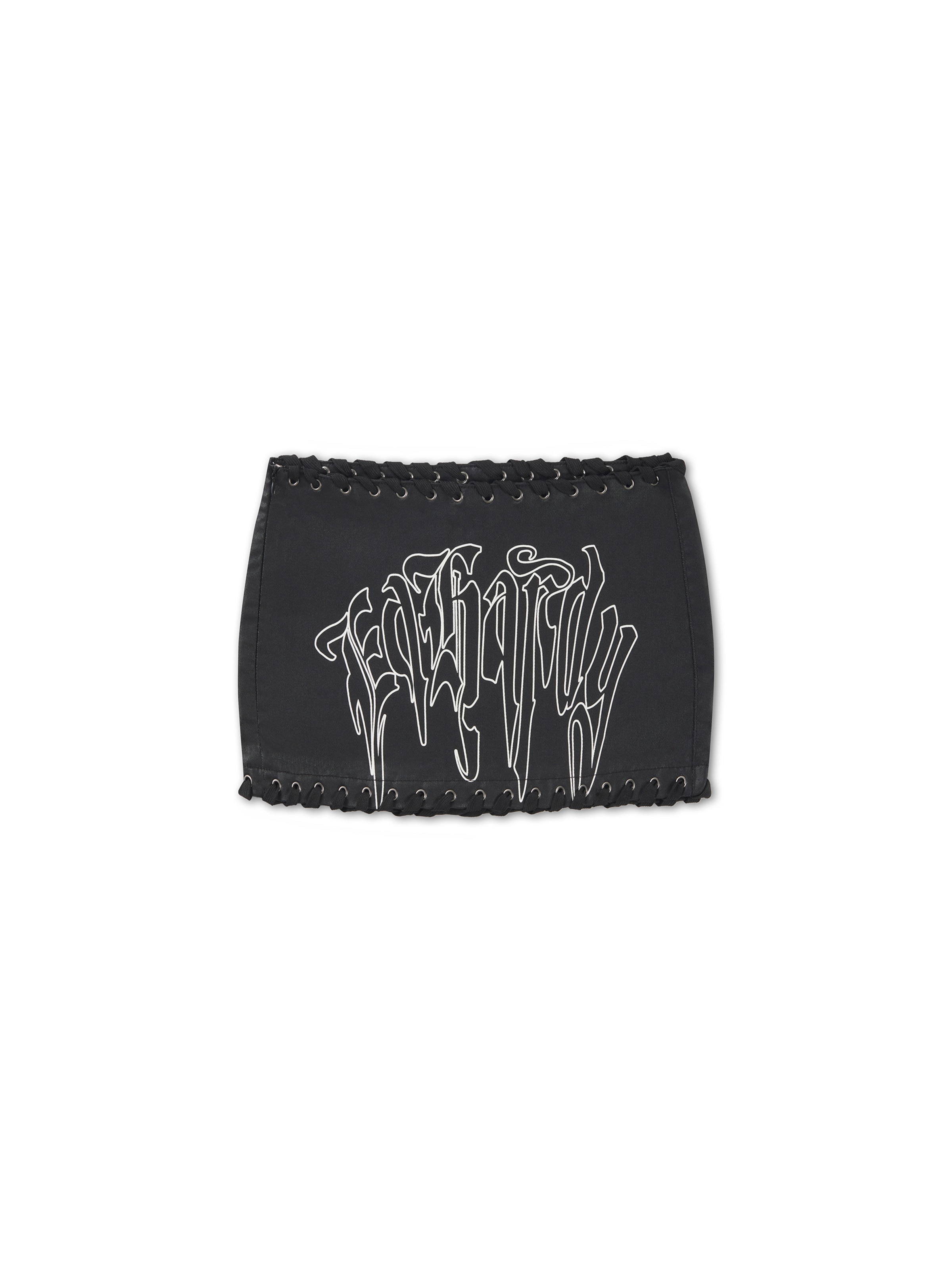 Ed Hardy Юбка 'Gothic Drip' в Черный: спереди