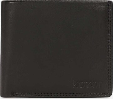 Kazar Wallet in Black: front