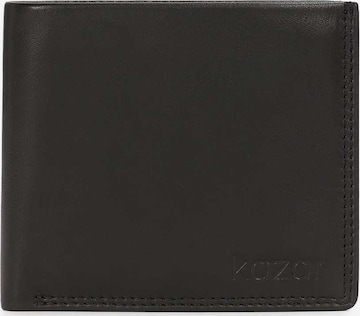 Kazar Wallet in Black: front