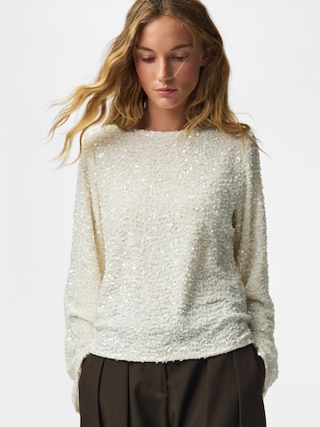 PIECES Top 'KAMMY' in White
