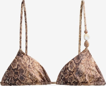 Next Kolmio Bikinitoppi värissä ruskea: etupuoli