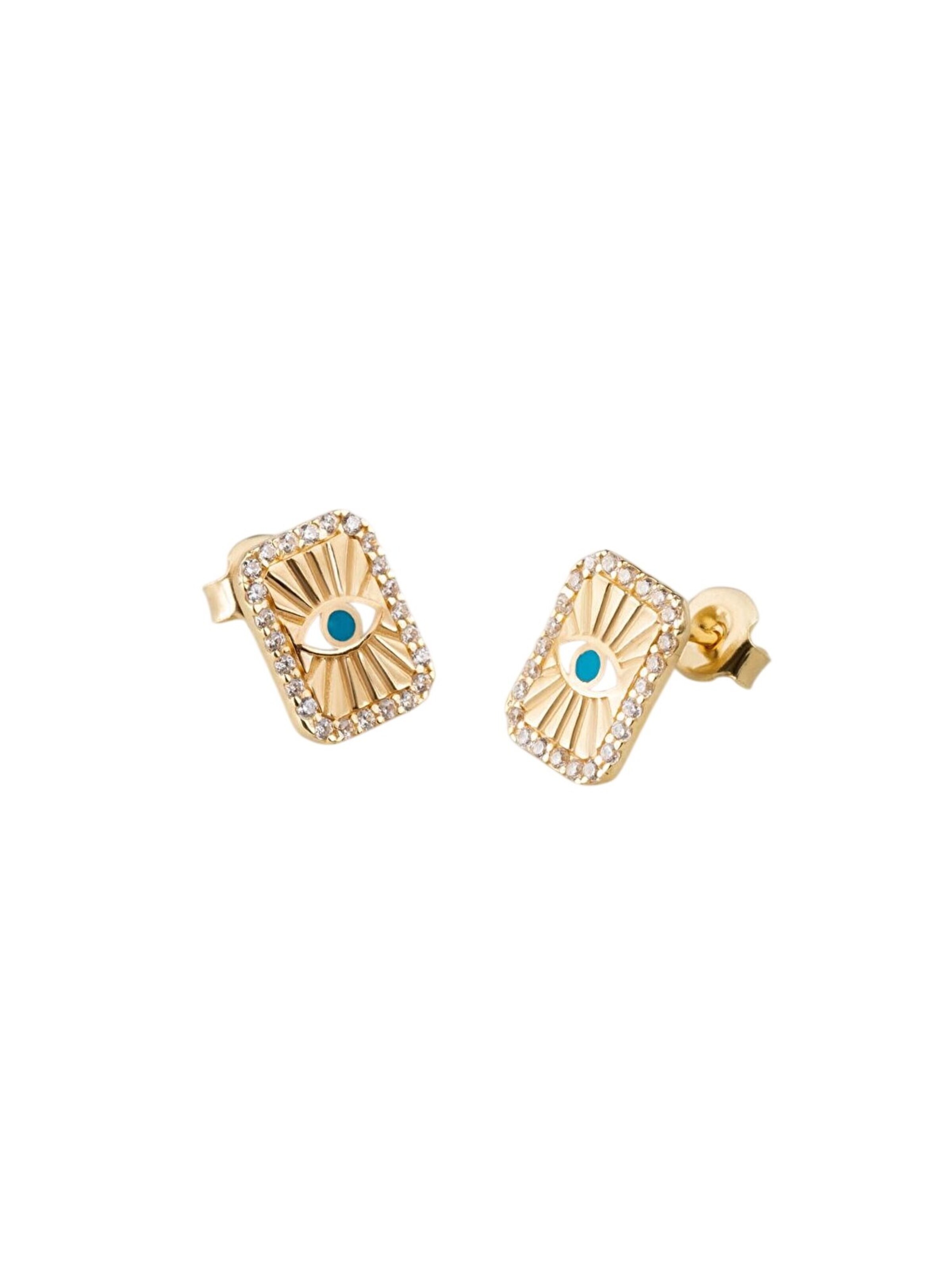 So Chic Earrings in Gold: front