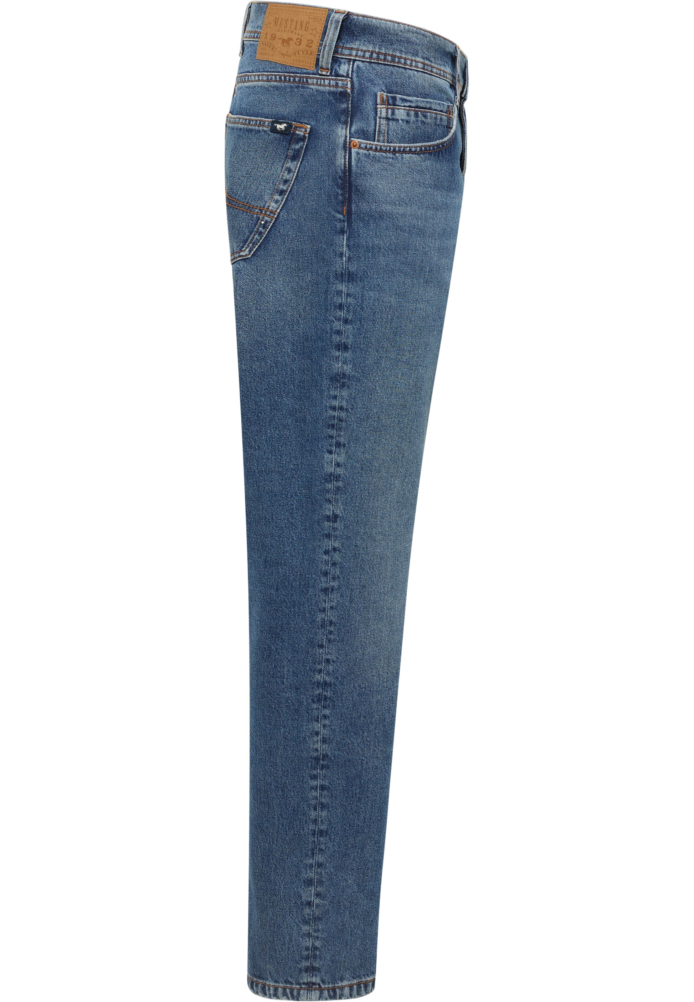 MUSTANG Loosefit Jeans in Blau