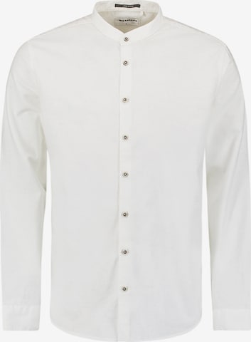 No Excess Regular fit Overhemd in Wit: voorkant