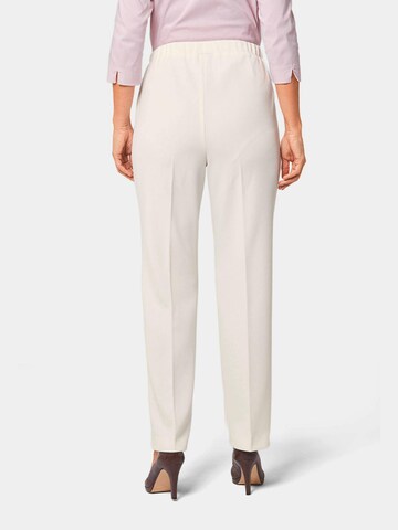 Regular Pantalon Goldner en beige : devant