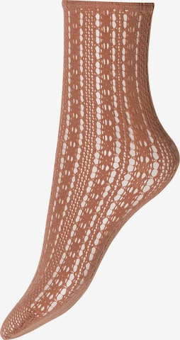 Wolford Socks in Brown: front