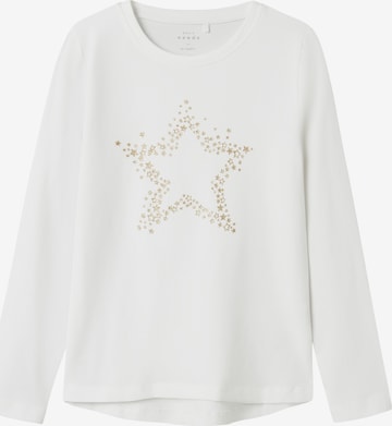 NAME IT Shirt 'NKFVIPARTY' in Weiß: Vorderseite