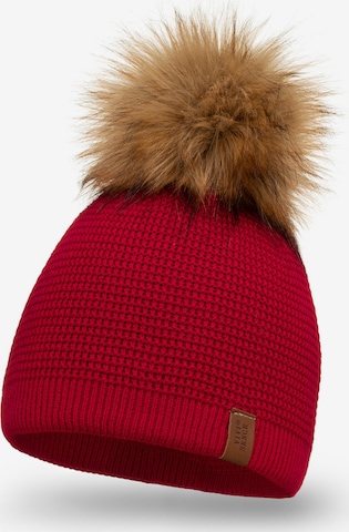 Bonnet '7041' Vivisence en rouge : devant