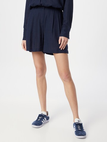VILA ROUGE Wide Leg Shorts 'FIONA' in Blau: predná strana