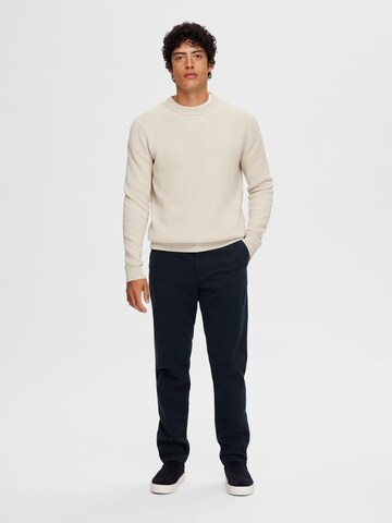 SELECTED HOMME Pullover 'Dane' in Beige