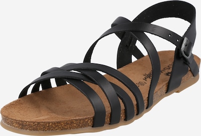 COSMOS COMFORT Sandały z rzemykami w kolorze czarnym, Podgląd produktu