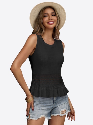 Imily Bela Вязаный топ в Черный: спереди