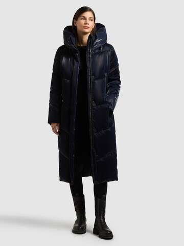 khujo Zimní kabát 'Pulset Shiny' – modrá