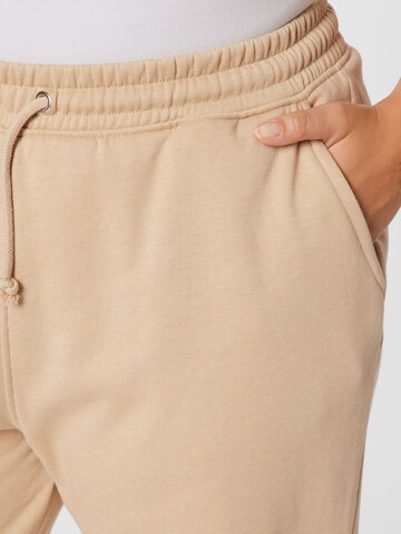 Missguided Plus Tapered Trousers in Beige