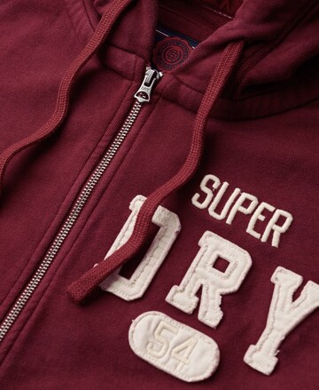 Superdry Sweatvest in Rood