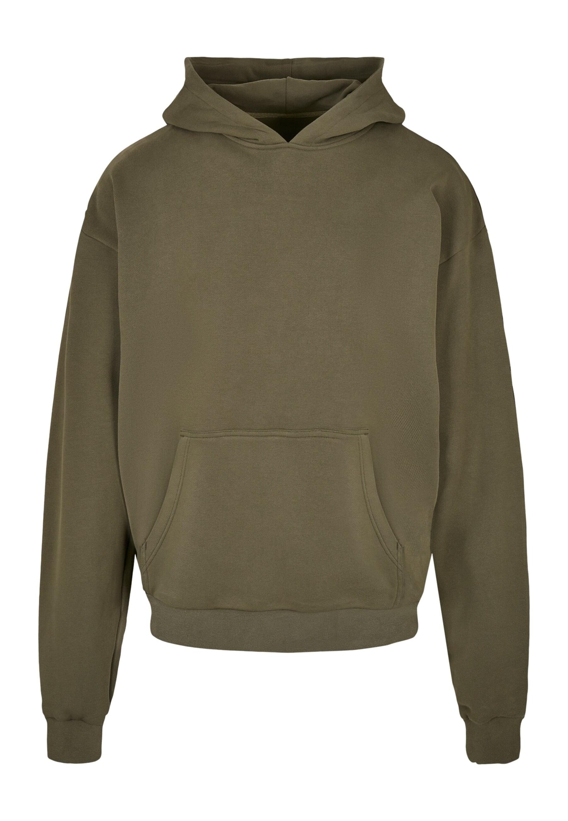 Merchcode Sweatshirt 'Skull Of The Night V2' in Grün: Vorderseite