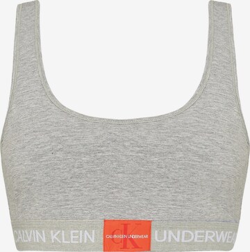 Bustier Soutien-gorge Calvin Klein Underwear en gris : devant