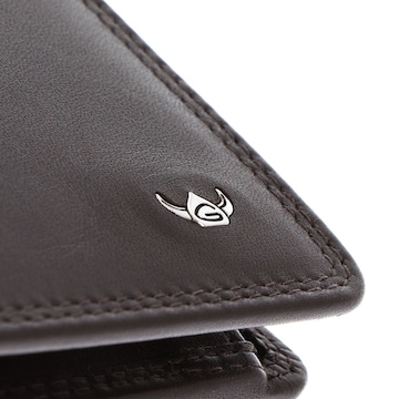 Porte-monnaies 'RFID' GOLDEN HEAD en marron