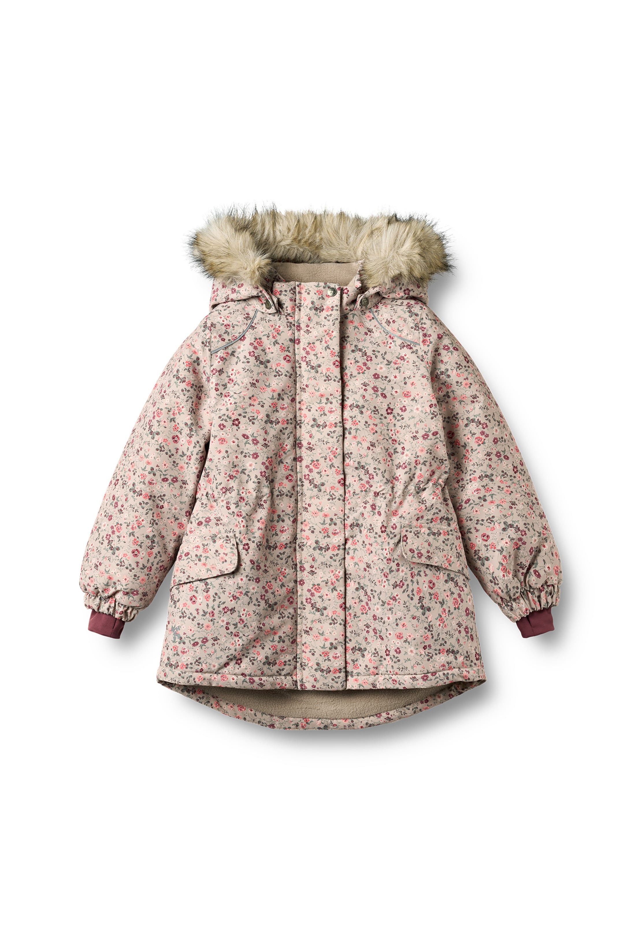 Veste d’hiver ' Mathilde ' WHEAT en gris : devant