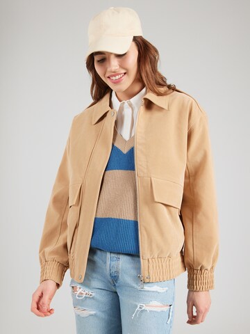 TOPSHOP Between-season jacket 'EVELYN' in Grey: front