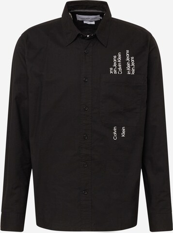 Calvin Klein Jeans Overhemd 'URBAN' in Zwart: voorkant