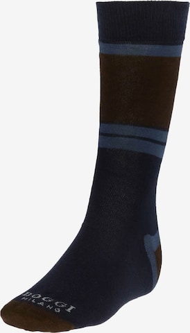 Boggi Milano Socks in Blue: front
