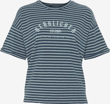 Herrlicher T-Shirt in Blau: predná strana