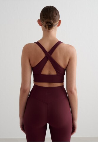 Bustier Soutien-gorge de sport Aim'n en rouge