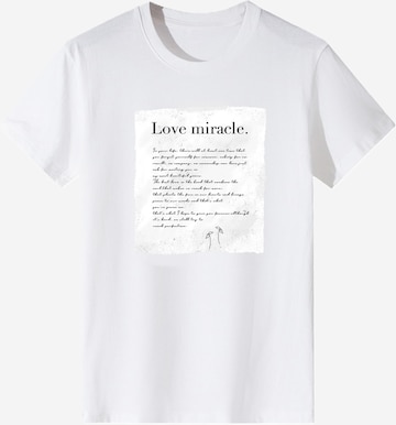 T-shirt LapaPlus en blanc : devant