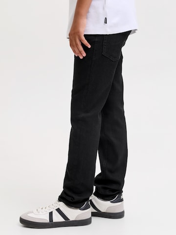 Jack & Jones Junior Slimfit Džíny 'JJIGlenn JJOriginal' – černá