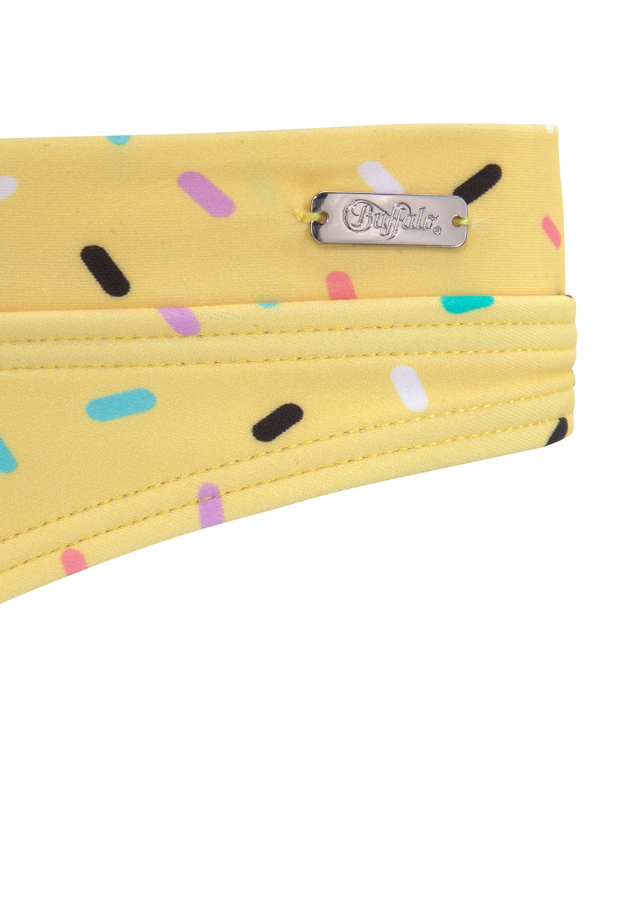 Bandeau Bikini BUFFALO en jaune