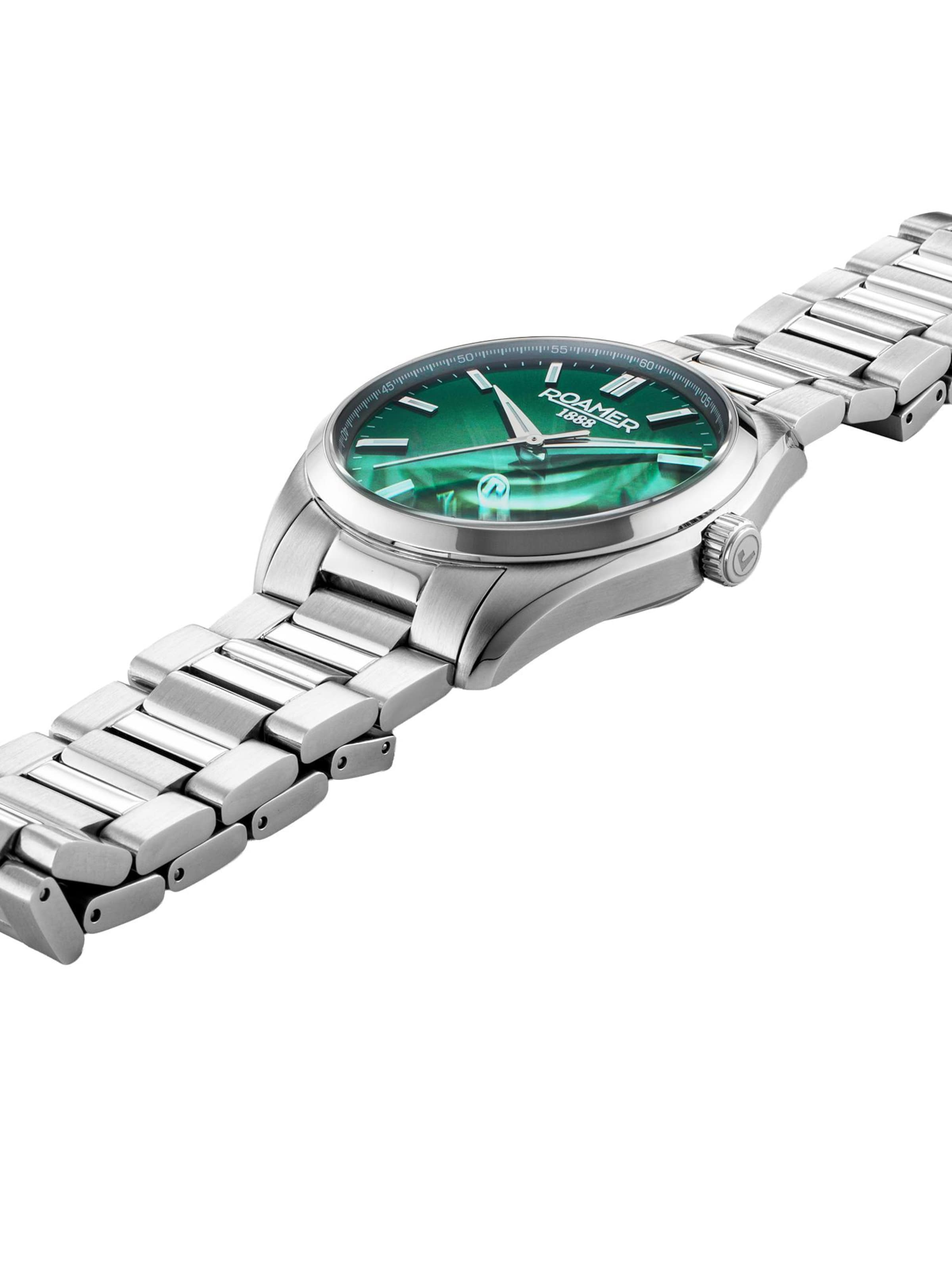 Roamer Analog Watch 'Elite' in Green