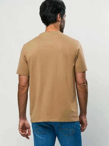 MCS T-Shirt 'Felix ' in Braun