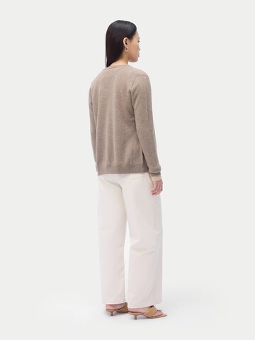 GOBI Cashmere Strickjacke 'Essential'‌‌‌ in Braun