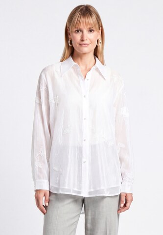 usha WHITE LABEL Blouse in White: front