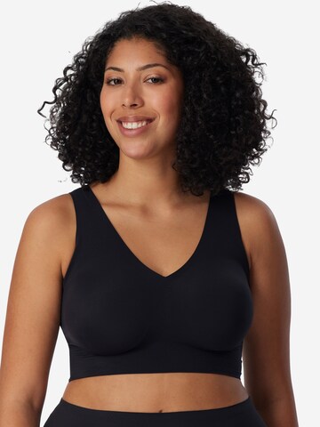 SCHIESSER Regular BH ' Padded - Invisible Soft ' in Zwart: voorkant