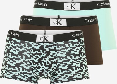 Calvin Klein Underwear Μποξεράκι σε καφέ / μέντα / μαύρο / λευκό, Άποψη προϊόντος